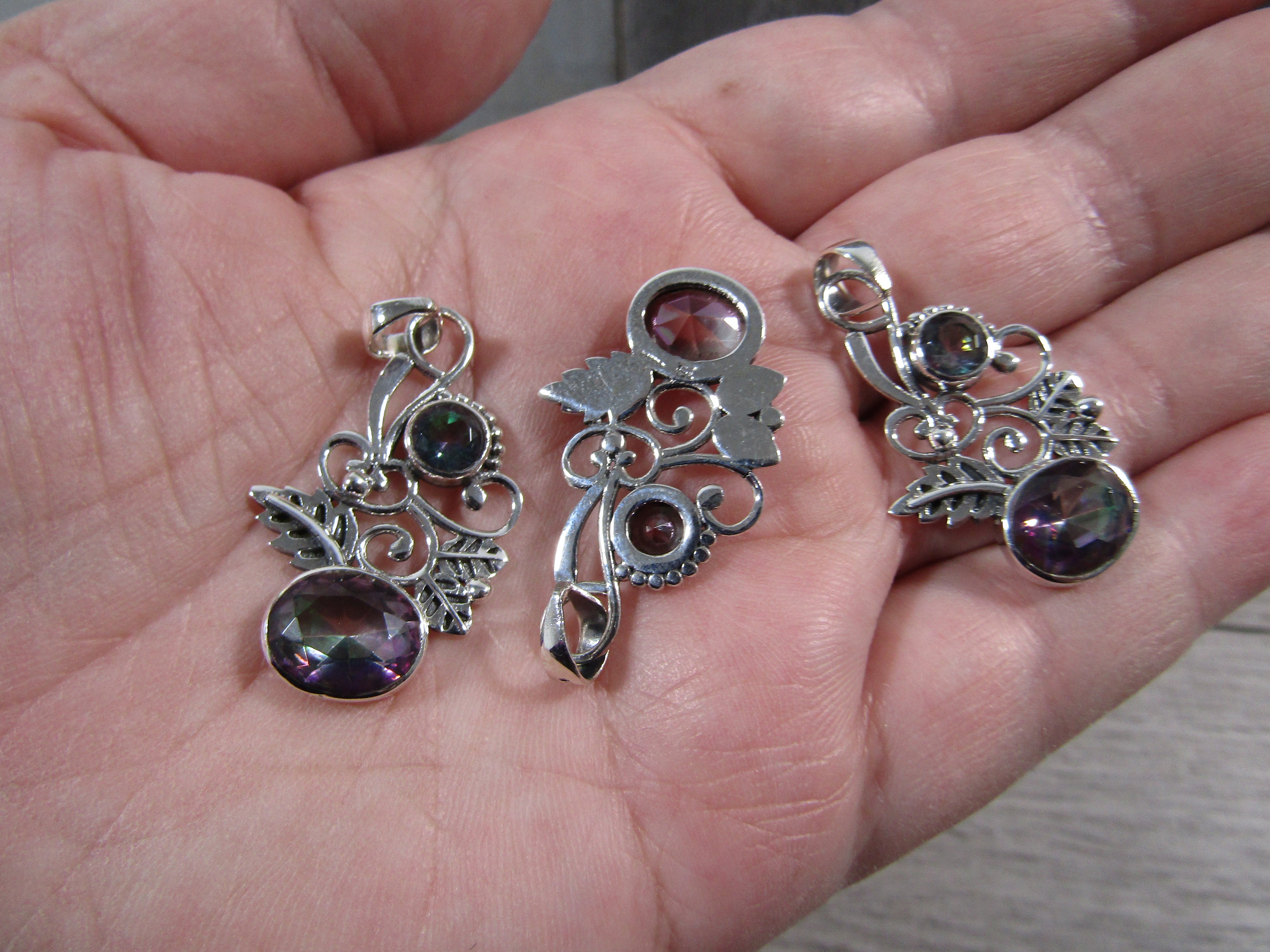 Sterling Silver Pendants in Assorted Styles