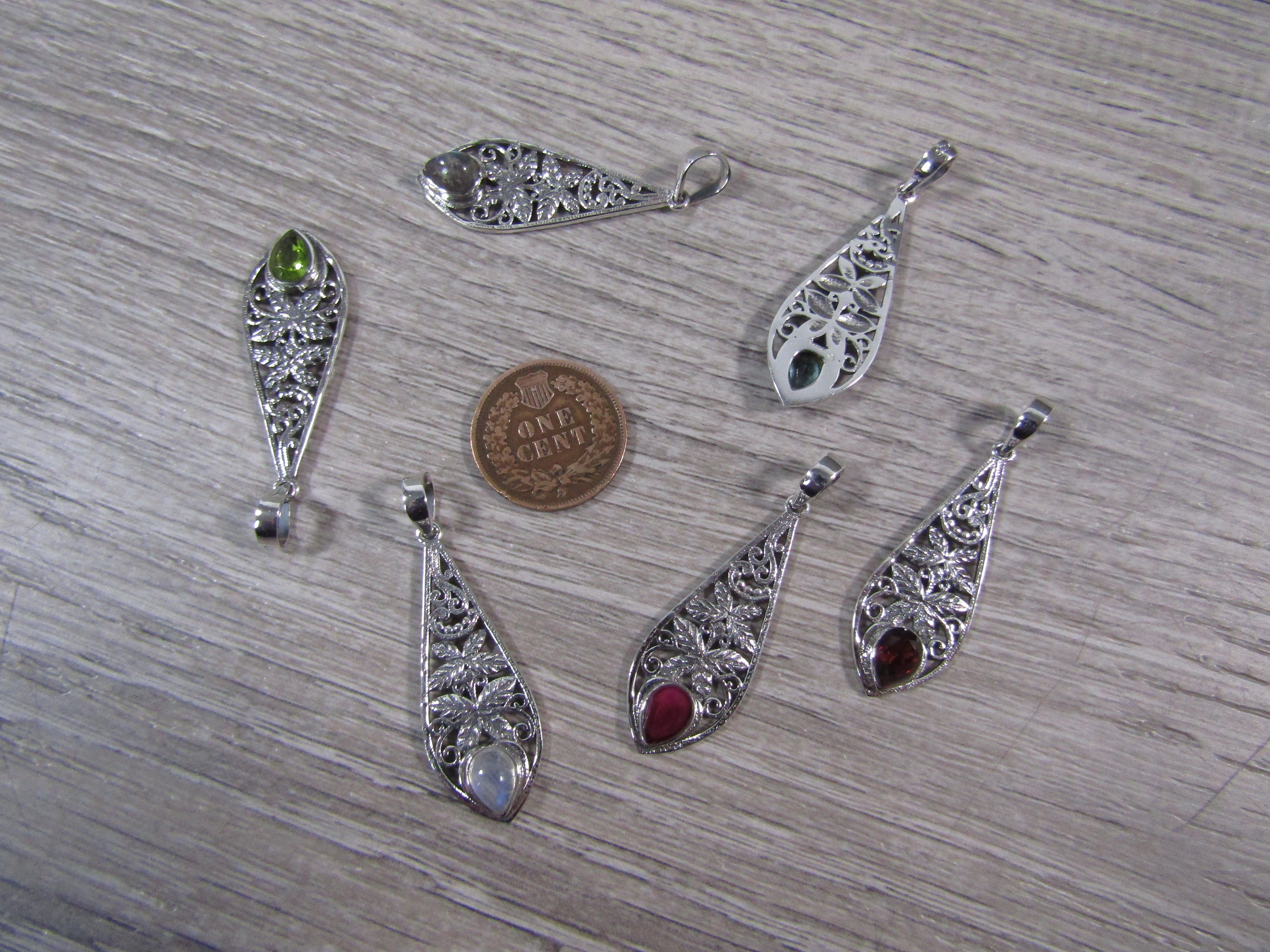 Sterling Silver Pendants in Assorted Styles