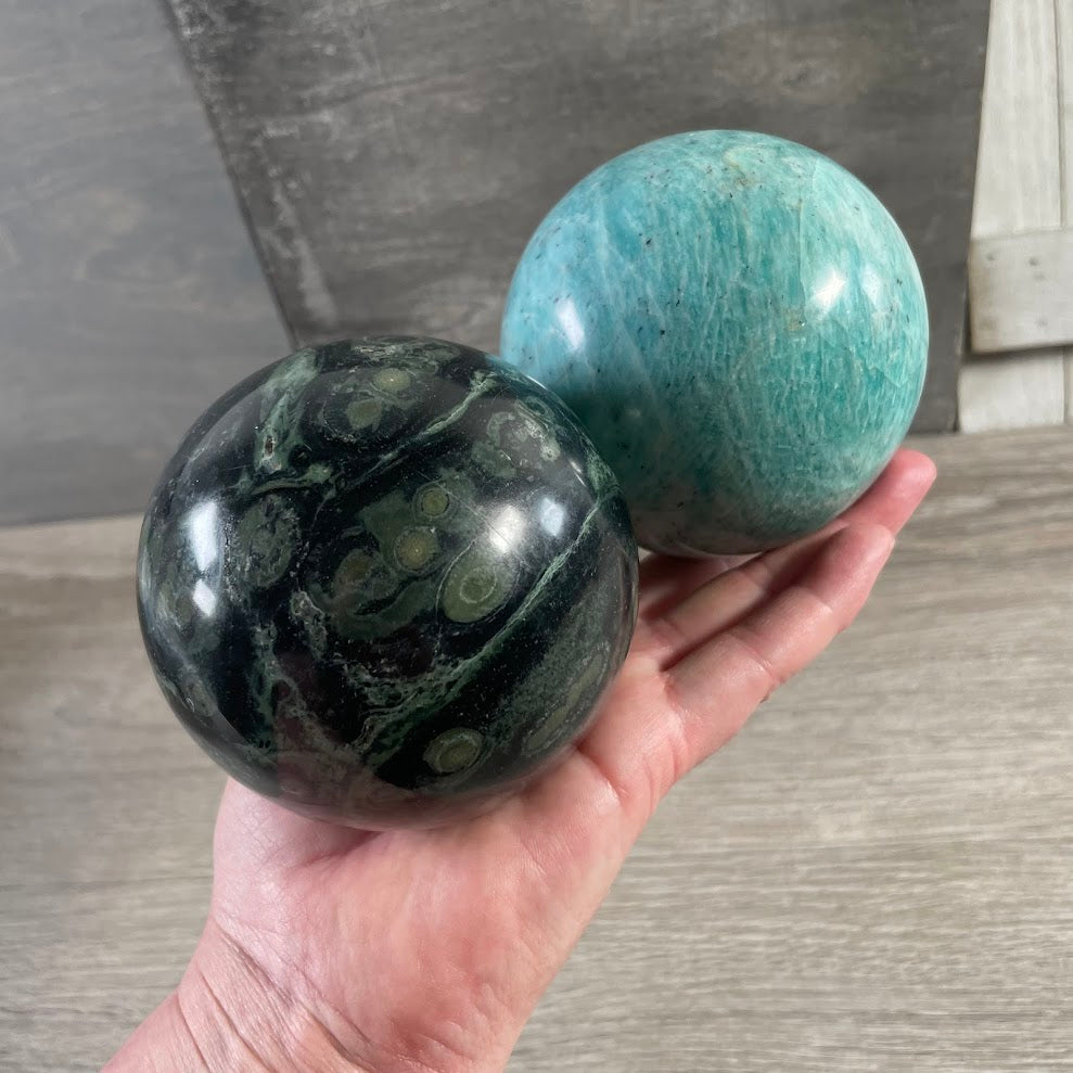 Madagascar Assorted Crystal Spheres by the Ounce | Wholesale Mixed Gemstone Spheres
