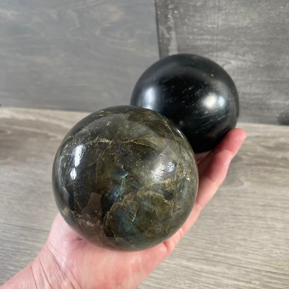 Madagascar Assorted Crystal Spheres by the Ounce | Wholesale Mixed Gemstone Spheres