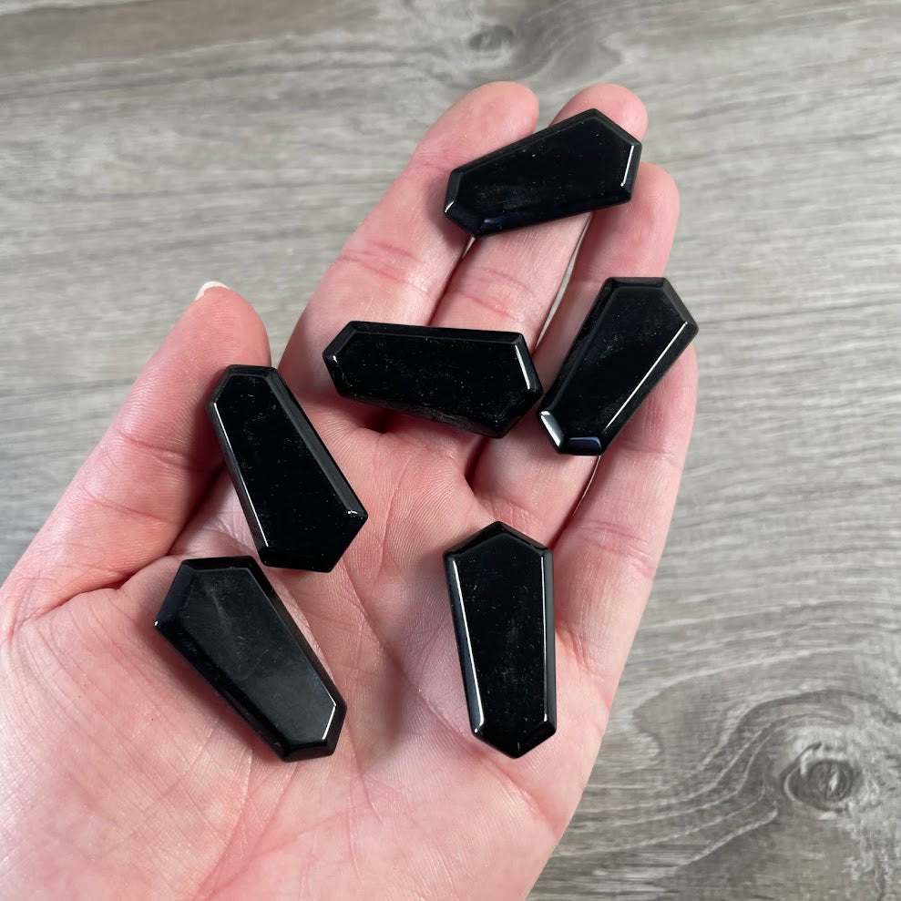 Gemstone Double Terminated Flat Mini Wands – 1 Inch Energy Tools