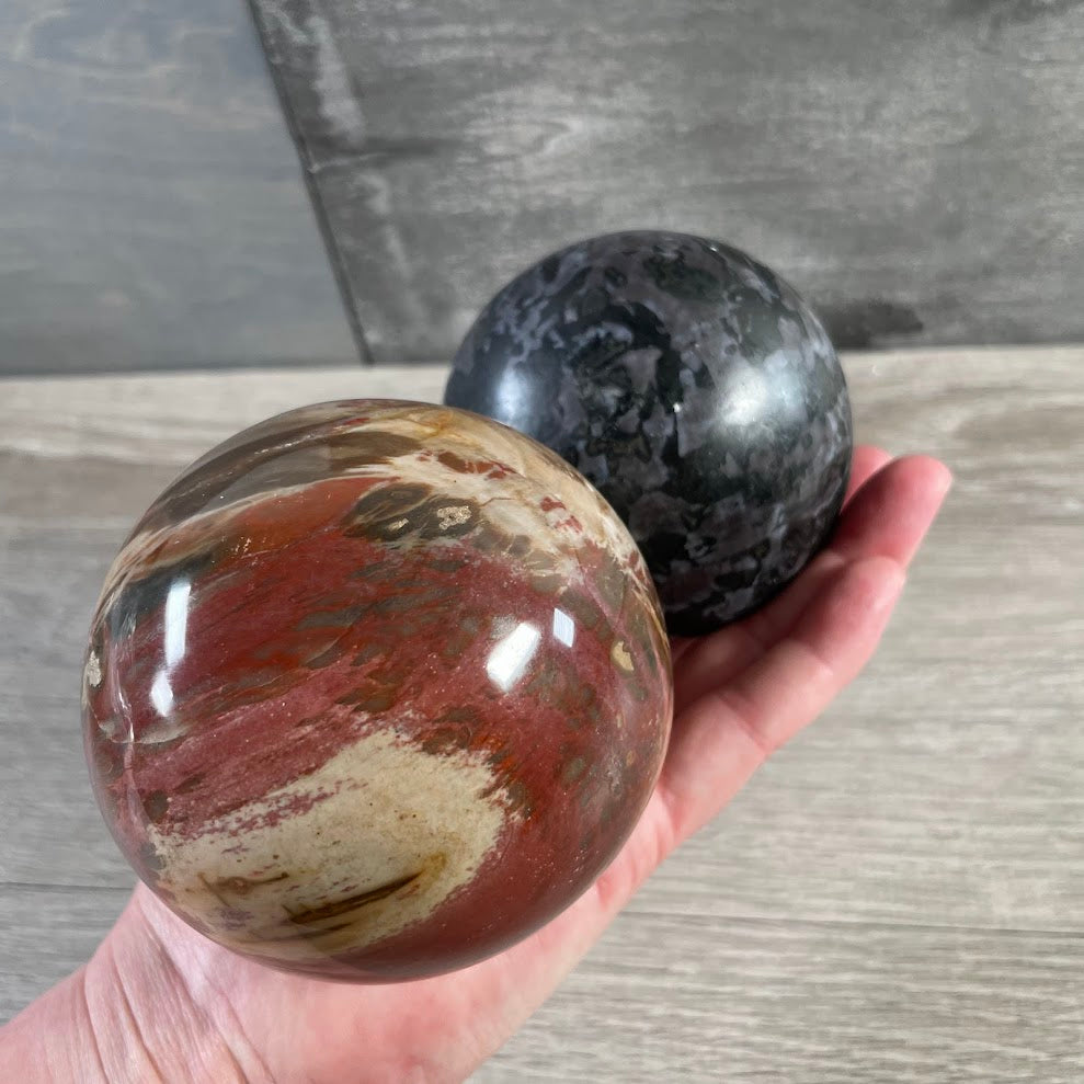 Madagascar Assorted Crystal Spheres by the Ounce | Wholesale Mixed Gemstone Spheres