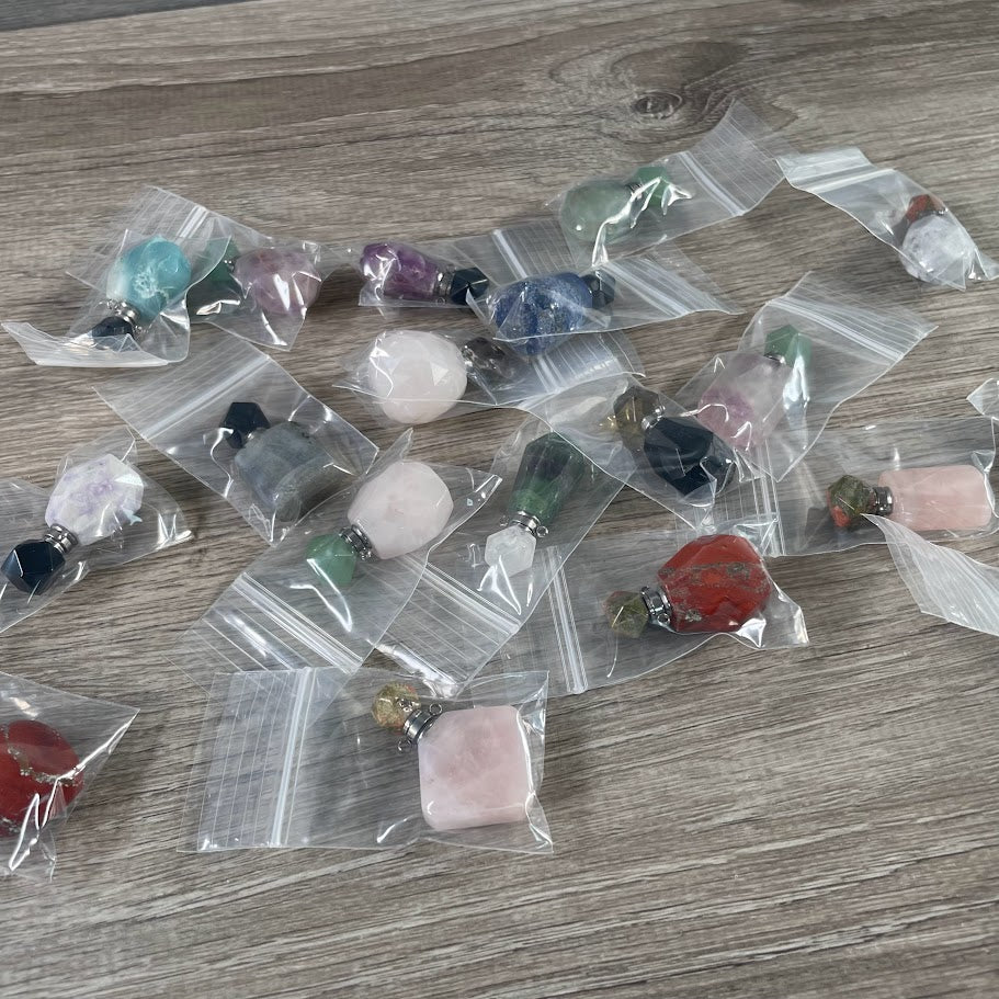 Assorted Gemstone Perfume Bottles – Crystal Aromatherapy