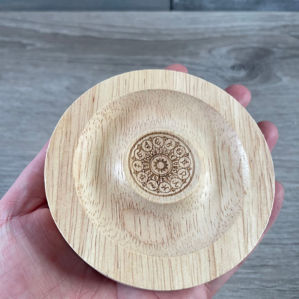 Wooden Stand for Crystals and Spheres – 4-Inch Display Base
