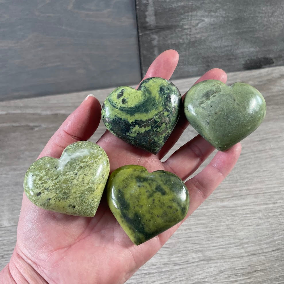 Wholesale Large Gemstone Heart Carvings for Crystal Shops
