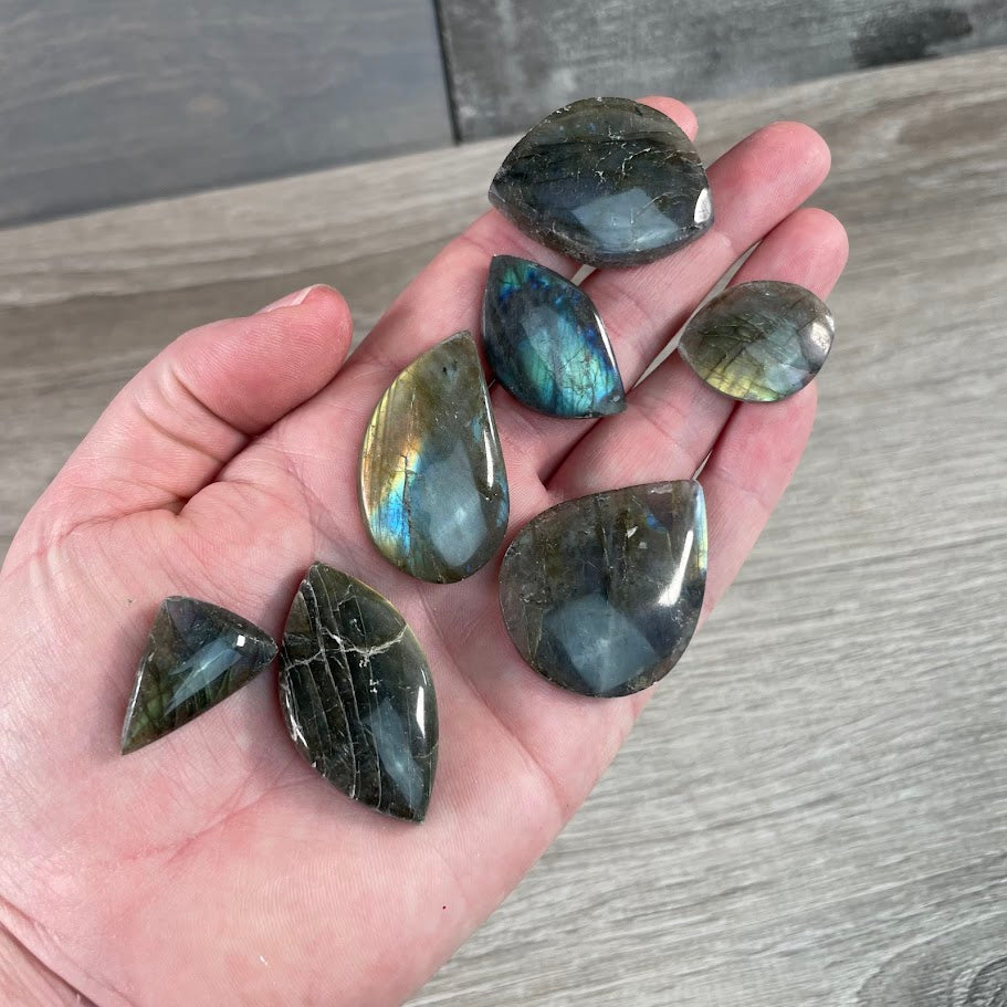 Labradorite cabochons wholesale for jewelry making