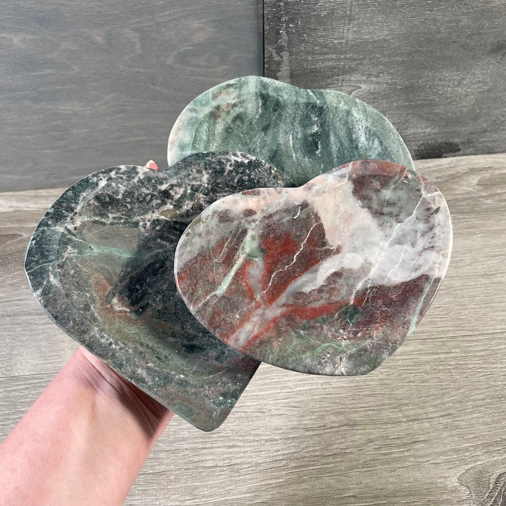 Ammonite Fossil & Gemstone Bowls in Unique Carved Shapes – Wholesale