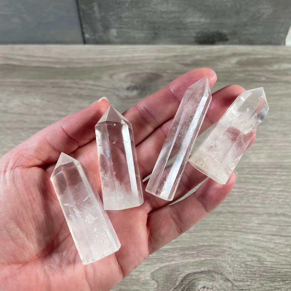 Gemstone Obelisk 1-2 oz | Small Crystal Tower, Grids & Decor