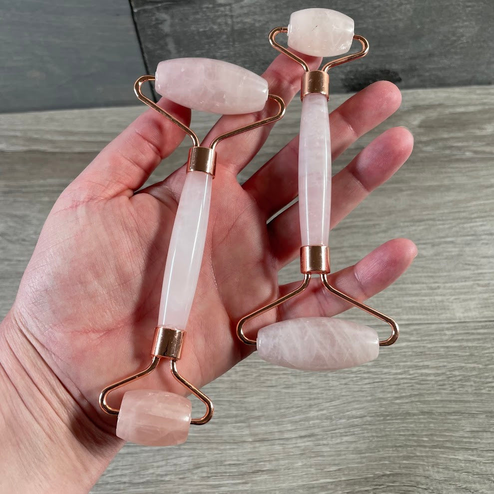 Gemstone Facial Rollers for Spa and Skincare - Wholesale