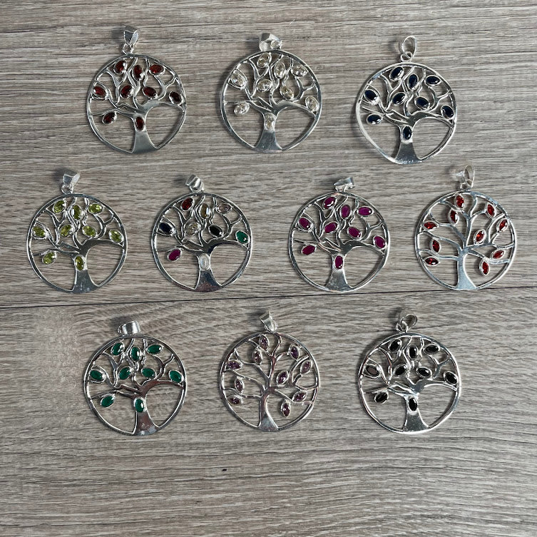 Sterling Silver Tree of Life Pendants