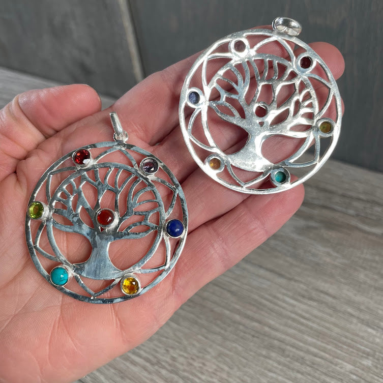 Sterling Silver Tree of Life Pendants