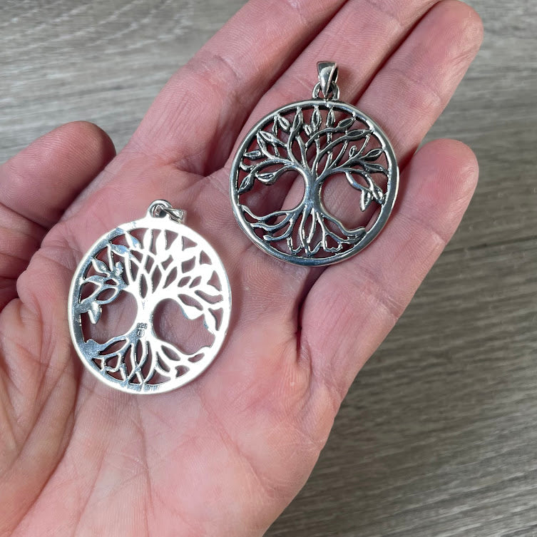 Sterling Silver Tree of Life Pendants