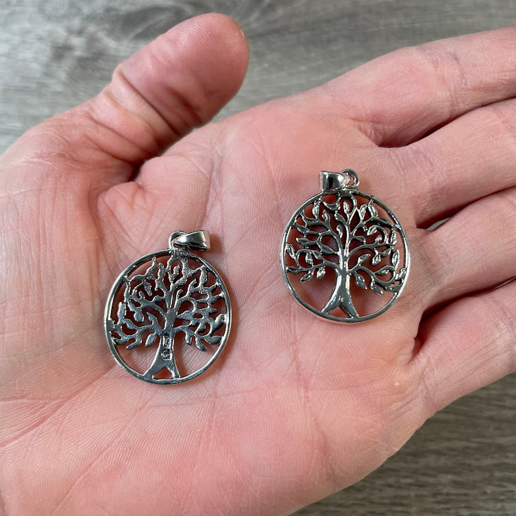 Sterling Silver Tree of Life Pendants