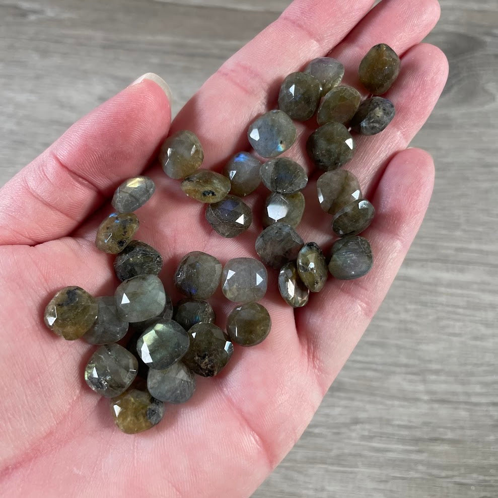 Labradorite bulk crystal cabochons for makers, bead shops, and metaphysical stores