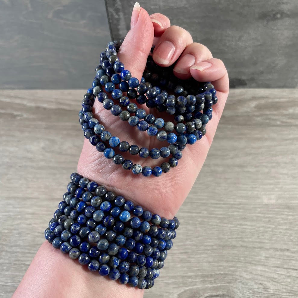 Lapis Lazuli 6mm layering bracelets bulk wholesale