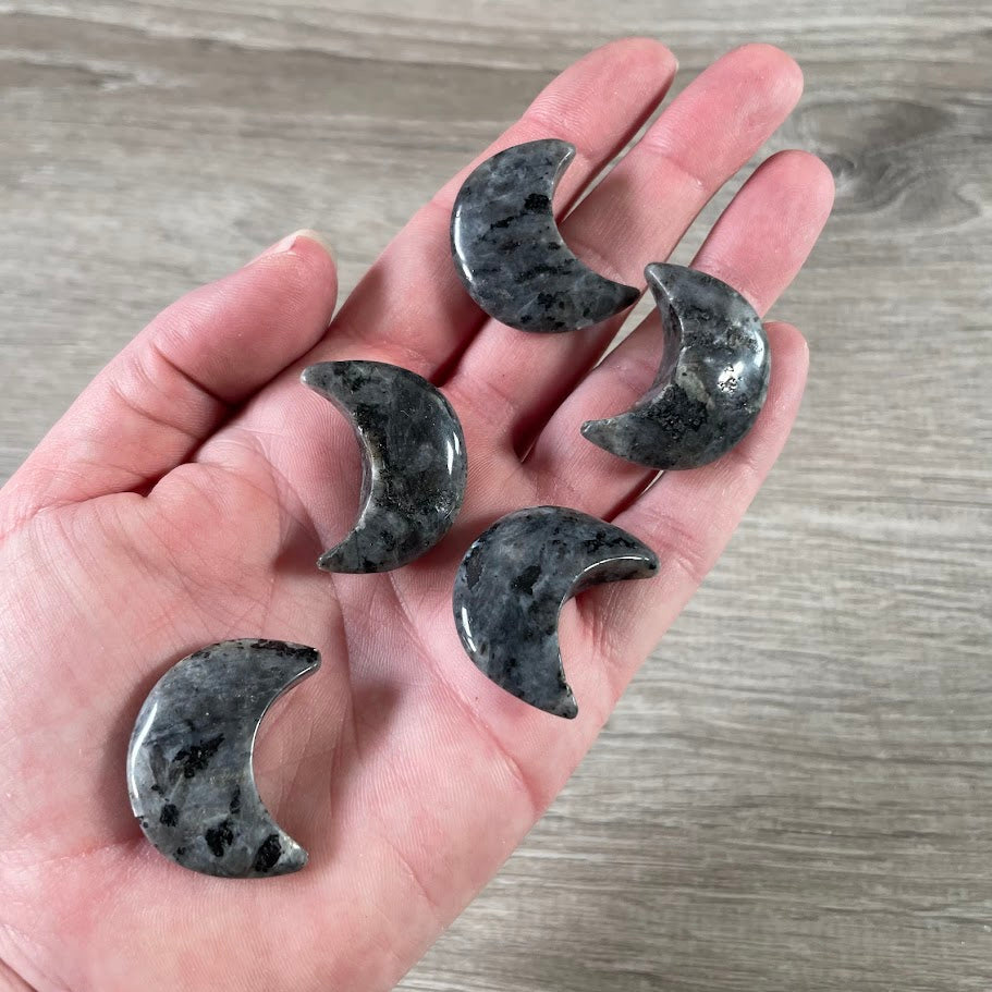 larvikite pocket crescent moons spiritual shops
