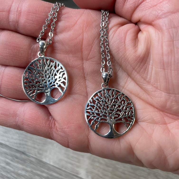 Sterling Silver Tree of Life Pendants