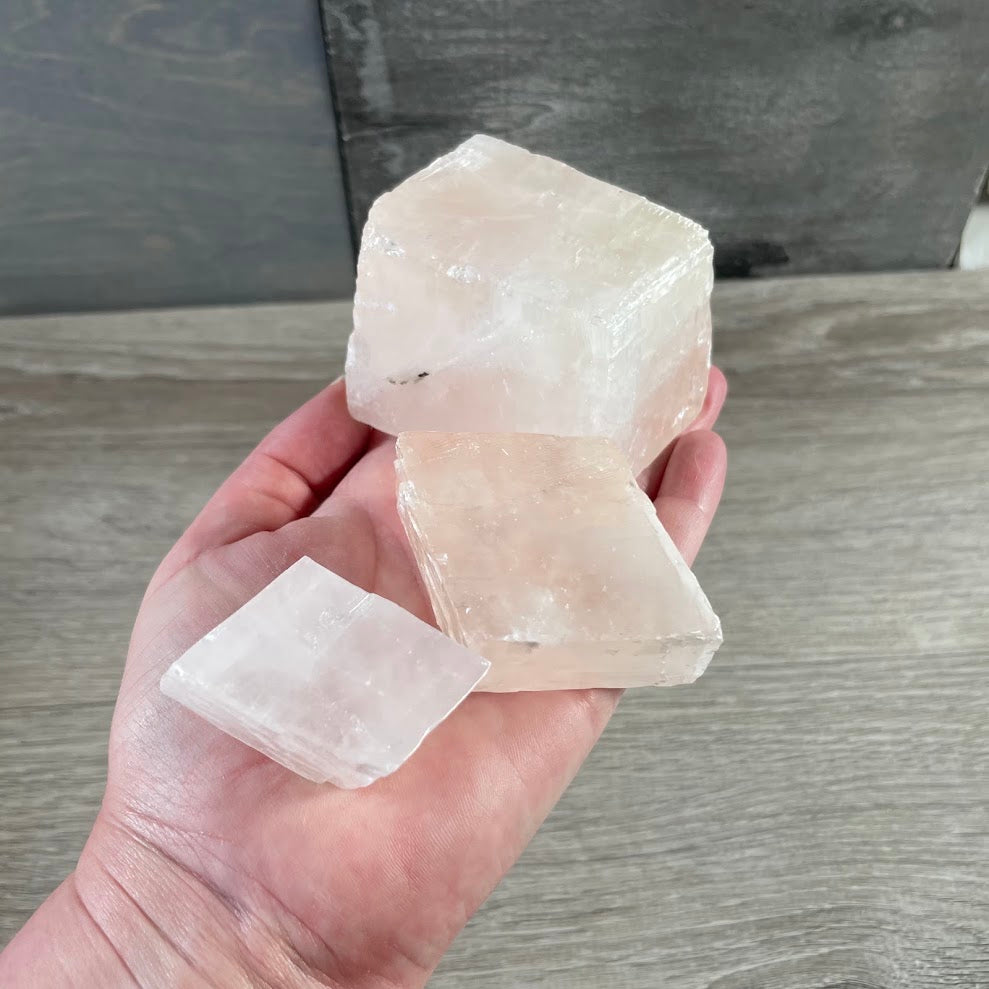 Wholesale pink calcite crystals for metaphysical stores