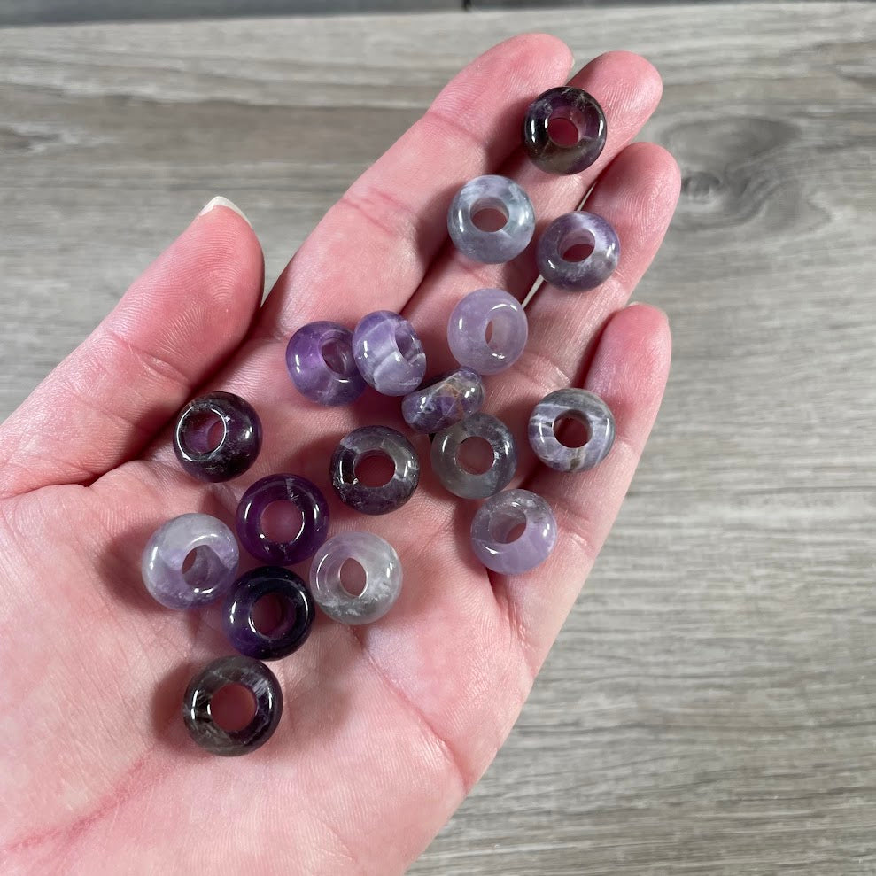 Amethyst 14mm small donut bulk orders