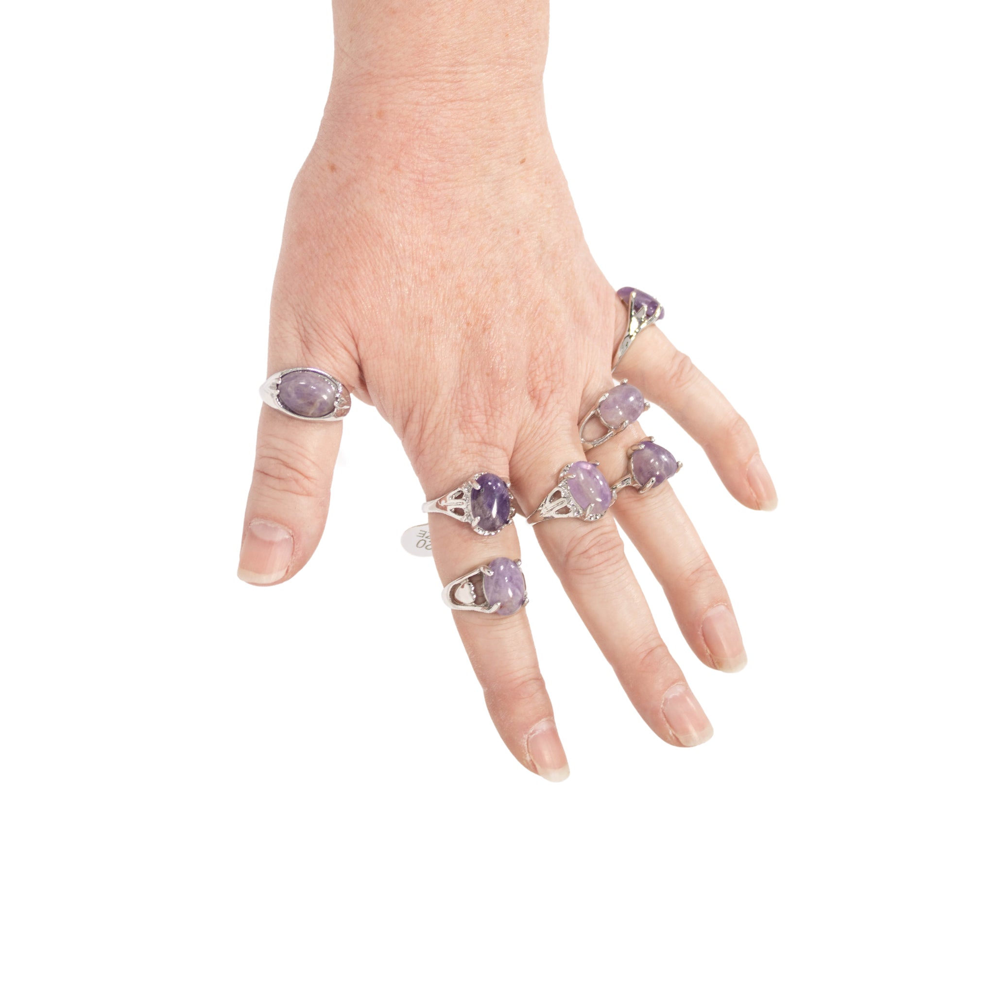 Gemstone Rings Assortment – 100 or 50 Mixed Stone Rings