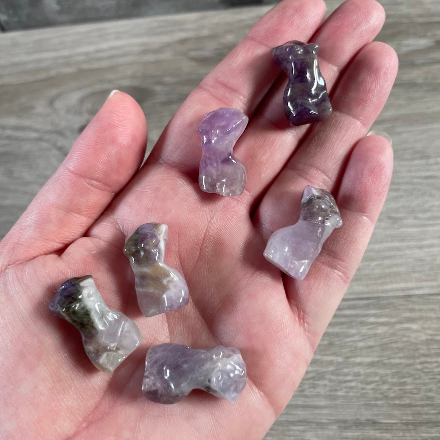 Wholesale amethyst crystal goddess figurines for spiritual boutiques and crystal stores