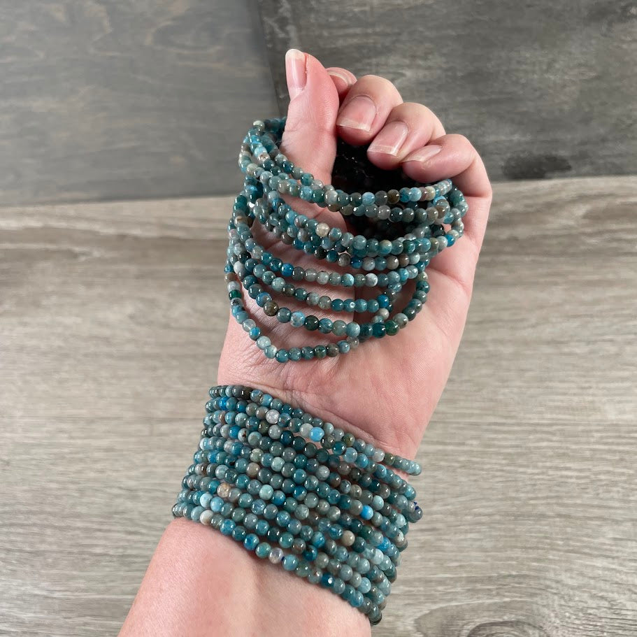 apatite layering gemstone bracelets for spiritual shops