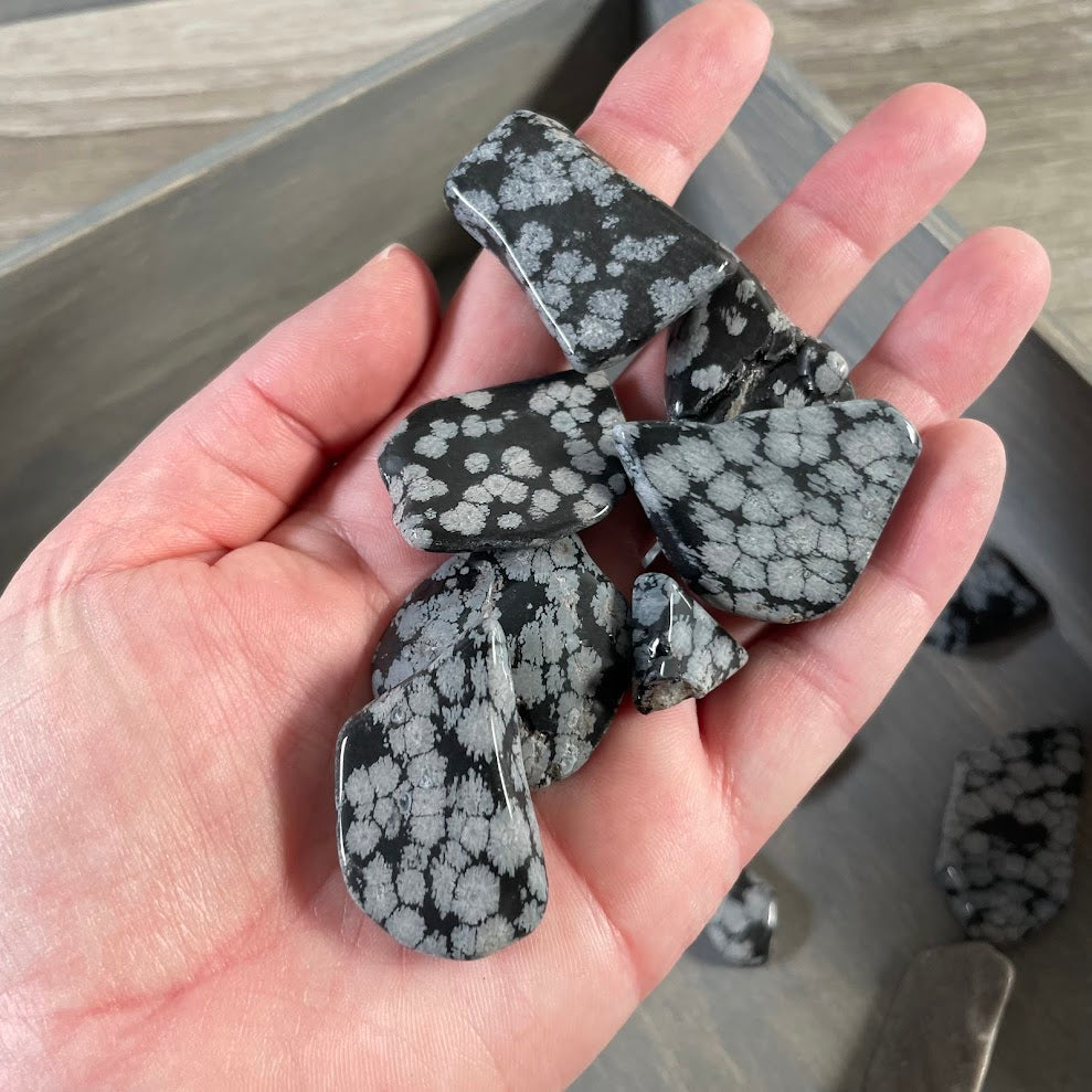 bulk snowflake obsidian crystals for resale