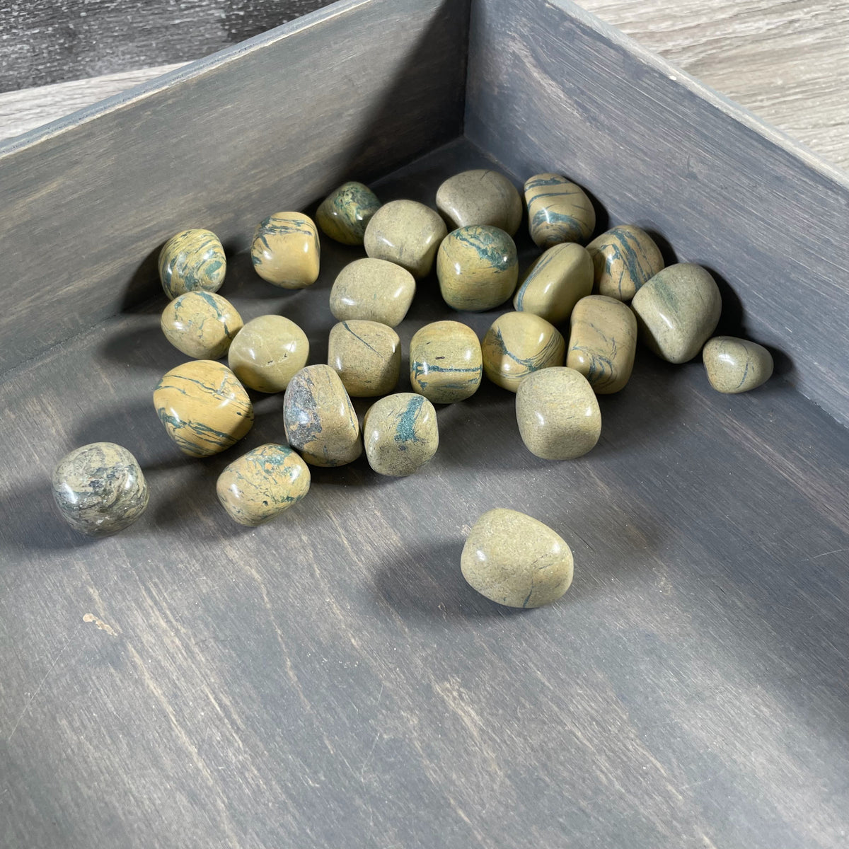 Banded Jasper tumbled gemstones for wholesale metaphysical shop inventory