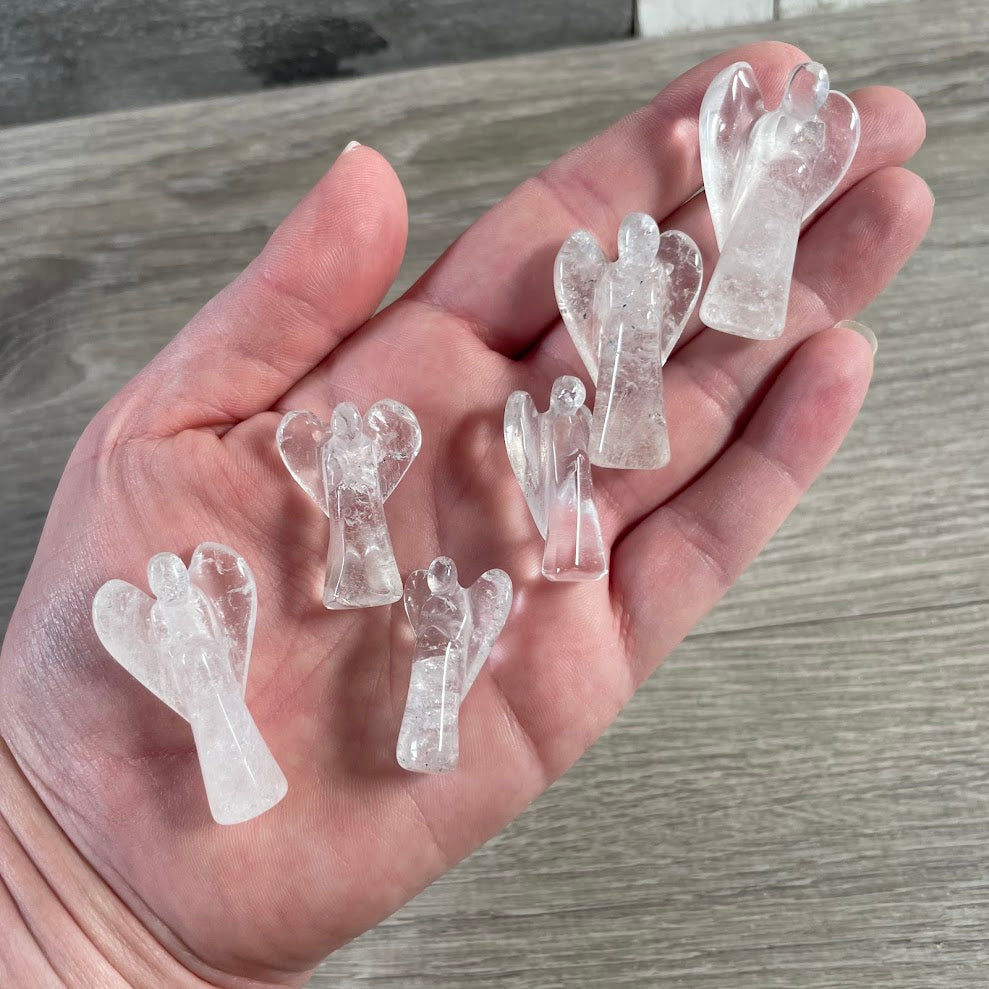 Gemstone Angel Figurines in 1-Inch – Wholesale Crystal Angel