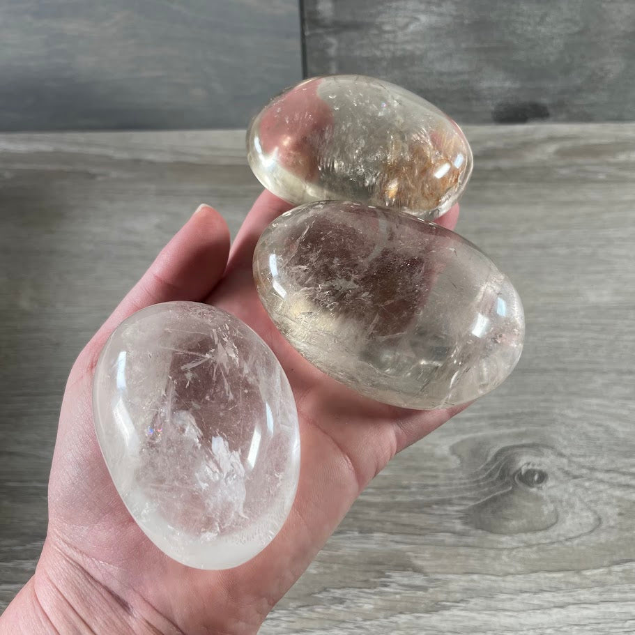 clear quartz wholesale gemstone palm tosnes by the ounce