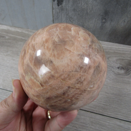 Moonstone Spheres Large Display Size