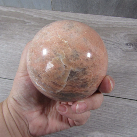 Moonstone Spheres Large Display Size