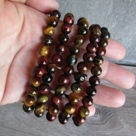 Gemstone 8 mm Round Bracelets