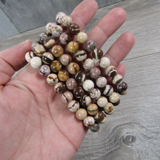 Gemstone 8 mm Round Bracelets