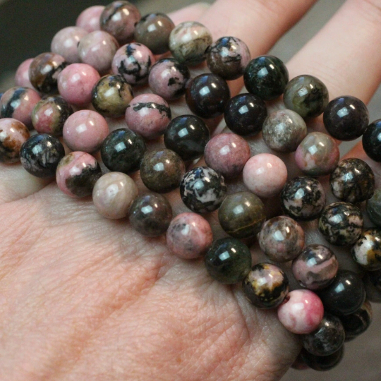 Gemstone 8 mm Round Bracelets