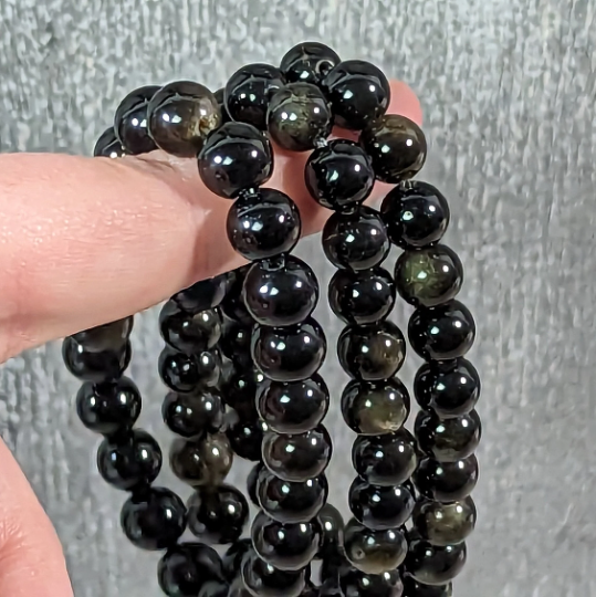 Gemstone 8 mm Round Bracelets