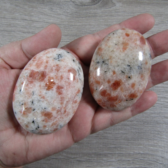 Gemstone Palm Stones Free Form Style