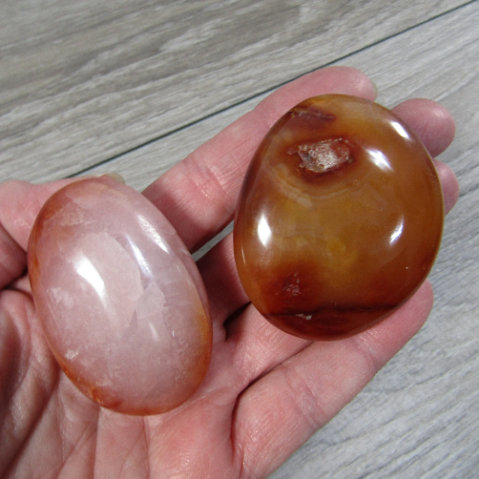 Gemstone Palm Stones Free Form Style