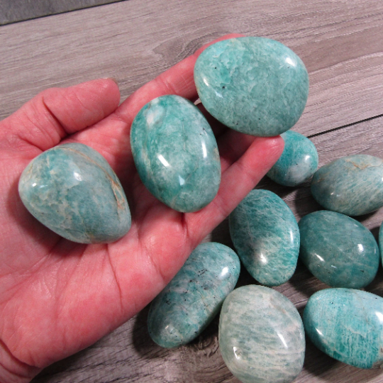 Gemstone Palm Stones Free Form Style