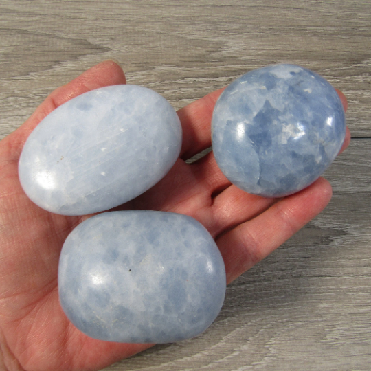 Gemstone Palm Stones Free Form Style