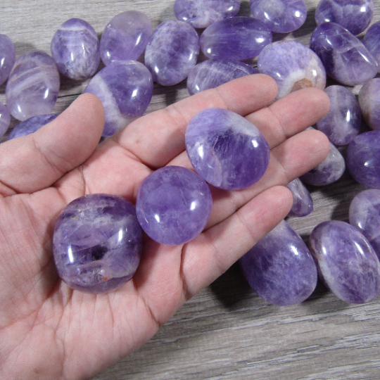 Gemstone Palm Stones Free Form Style