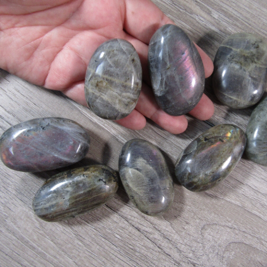 Gemstone Palm Stones Free Form Style