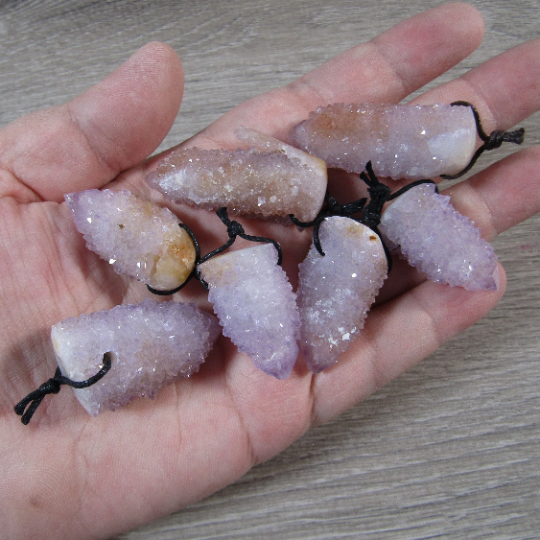 Gemstone Large Hole Pendant Style Beads