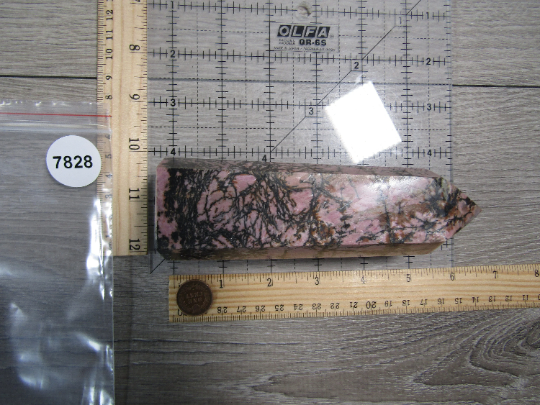 Rhodonite Obelisk Large Display Size