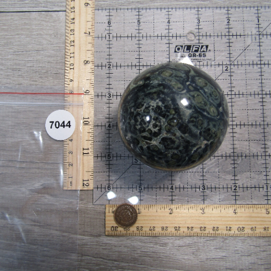 Kambaba Jasper Sphere Large Display Size