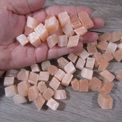 Orange Selenite Raw 1/2" Chunk