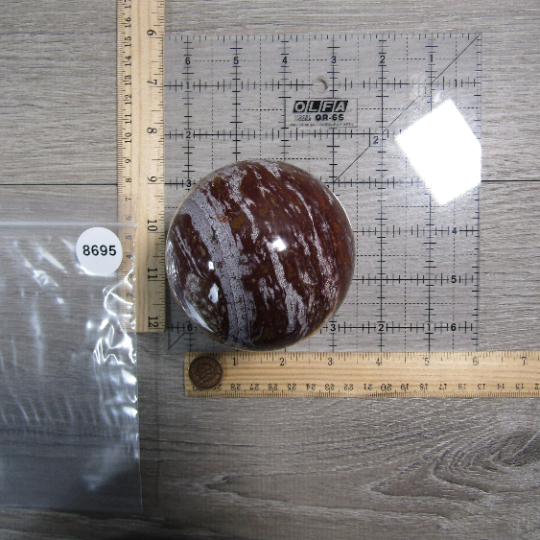 Gemstone Sphere Ocean Jasper 81 mm