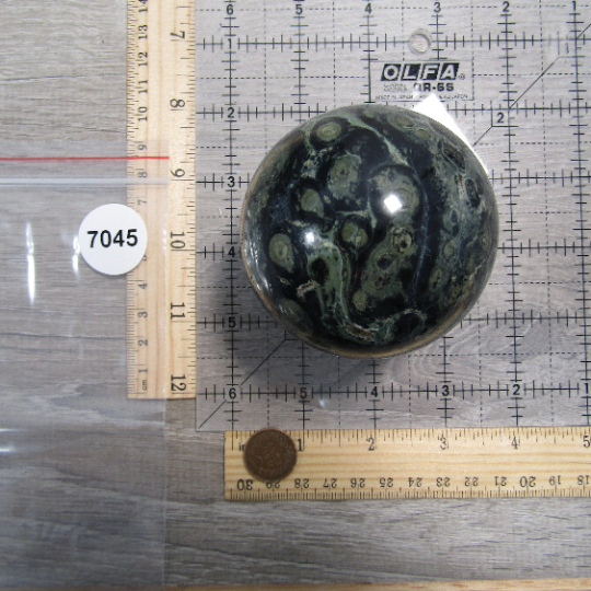 Kambaba Jasper Sphere Large Display Size