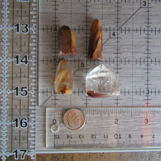 Gemstone Obelisk Points Small for Wire Wrapping or Gridding