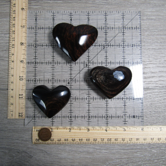 Gemstone Hearts in Larger Sizes